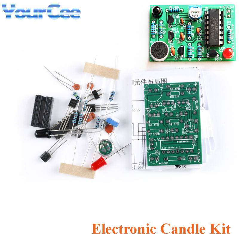 Diy Analog Electronics - Analógico Eletrônico Candle Lights, Blowing Control,