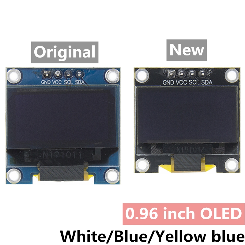 I2C Lcd Display - 0.96 polegada iic serial 4pin branco/azul/amarelo