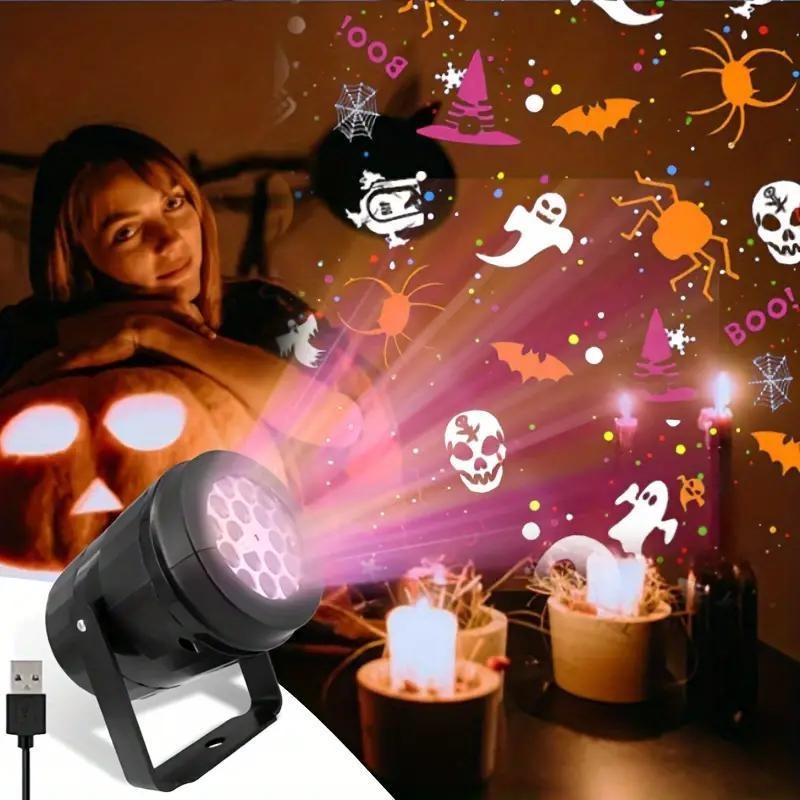 Diy Halloween Electronics - Projetor de Luz LED para Halloween,