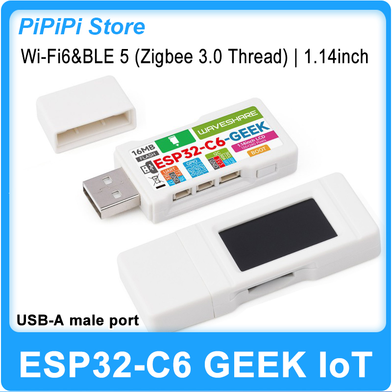 Diy Electronics - Placa de Desenvolvimento ESP32-C6 GEEK com
