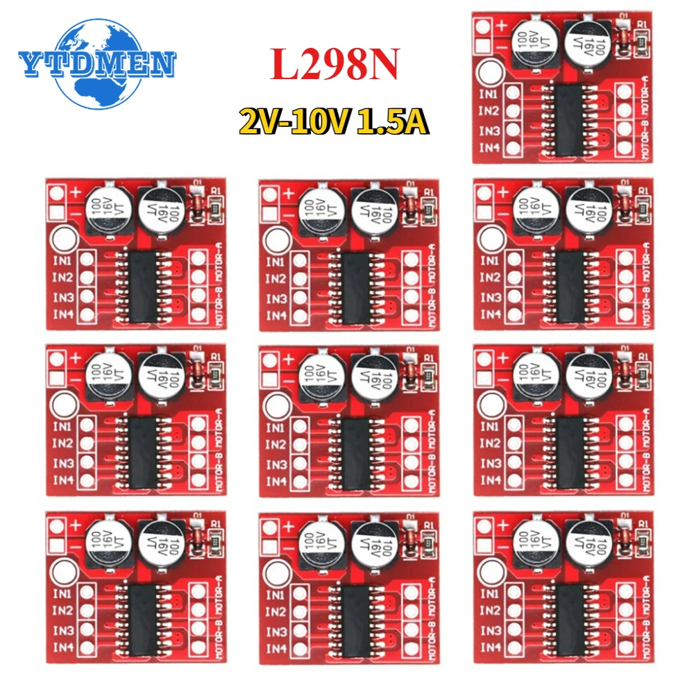 L298N Motor Driver - 1/5/10 pces mx1508 módulo de driver