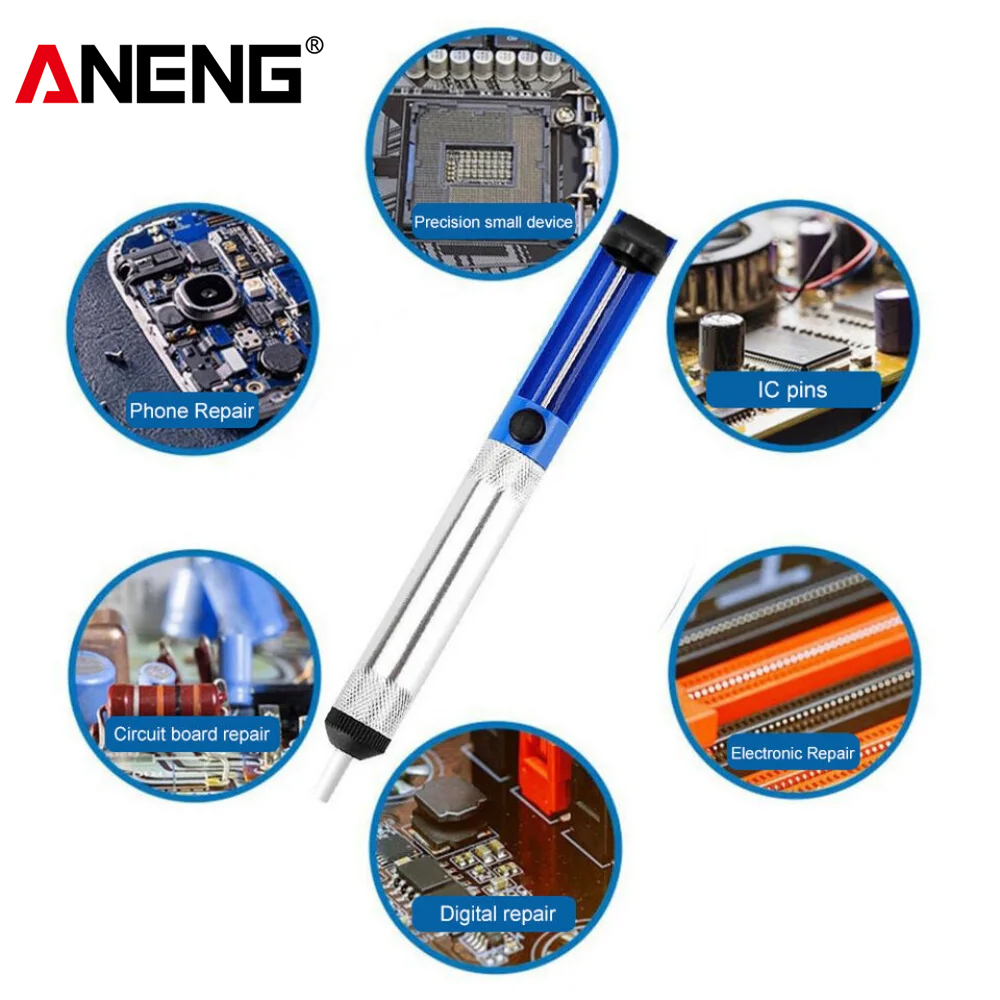 Diy Electronics Bench - Aneng bomba de desoldagem ferro desoldering