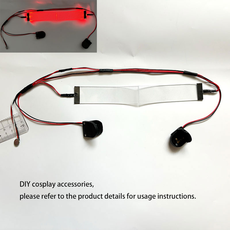 Diy Halloween Electronics - Vermelho flexível dobrável diy led olhos