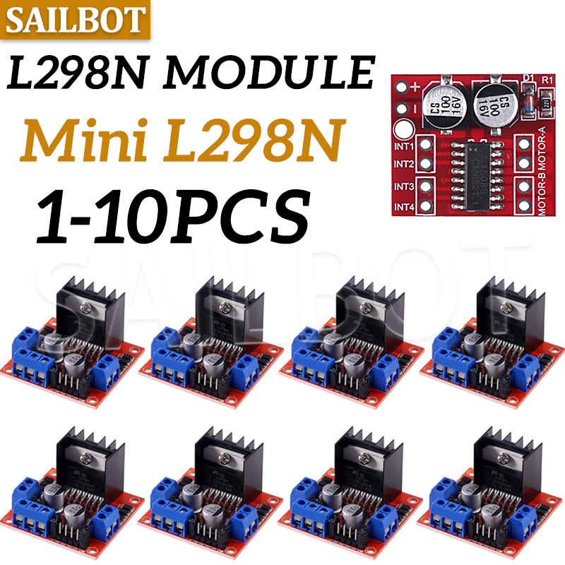 L298N Motor Driver - 1/5/10 pces l298n driver de motor