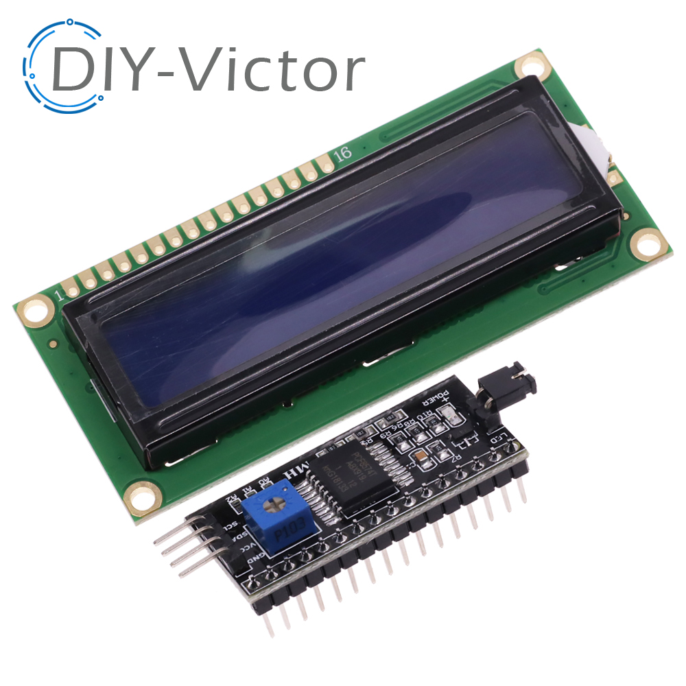 I2C Lcd Display - 1602 16x2 HD44780 para Arduino Character