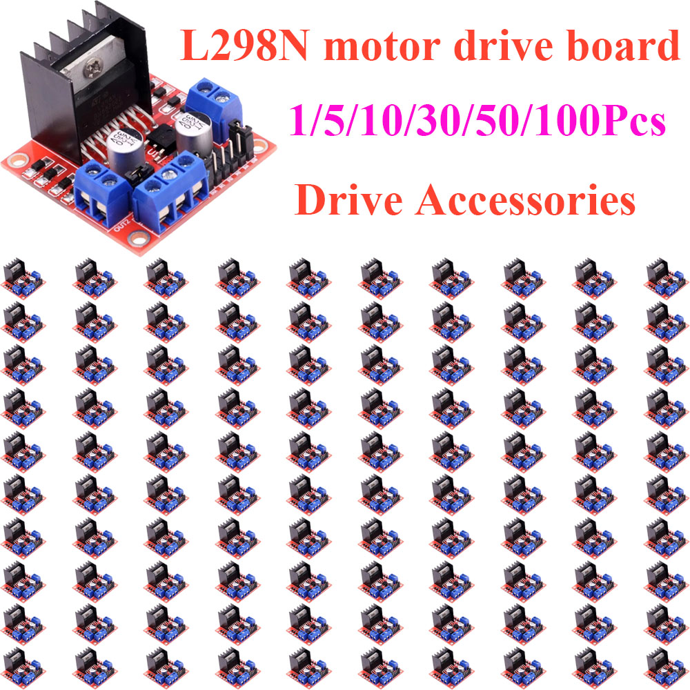L298N Motor Driver - 1~100 Peças Módulo Controlador de Motor