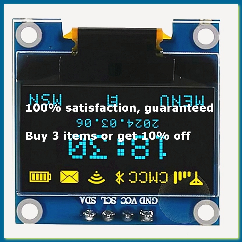 I2C Lcd Display - Módulo de Tela OLED de 0,96