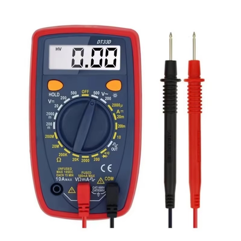 Multimeter Digital - Multímetro Digital de Tensão AC/DC DT33D
