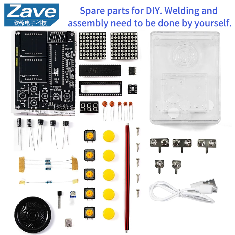 Diy Electronics Game - Kit de fabricação de console de