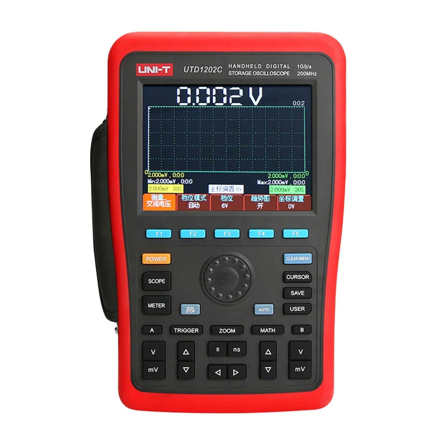 Multimeter Digital - NOVO UTD1202C Osciloscópio Digital Portátil de