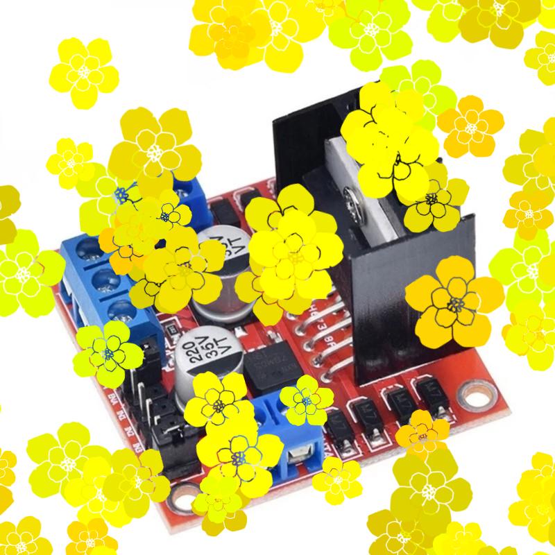 L298N Motor Driver - 1/2/5 pces l298n módulo de placa