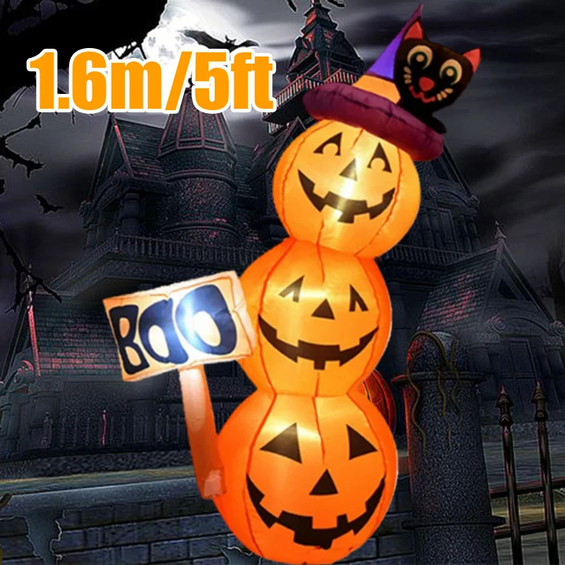 Diy Halloween Electronics - Abóbora modelo inflável de Halloween com
