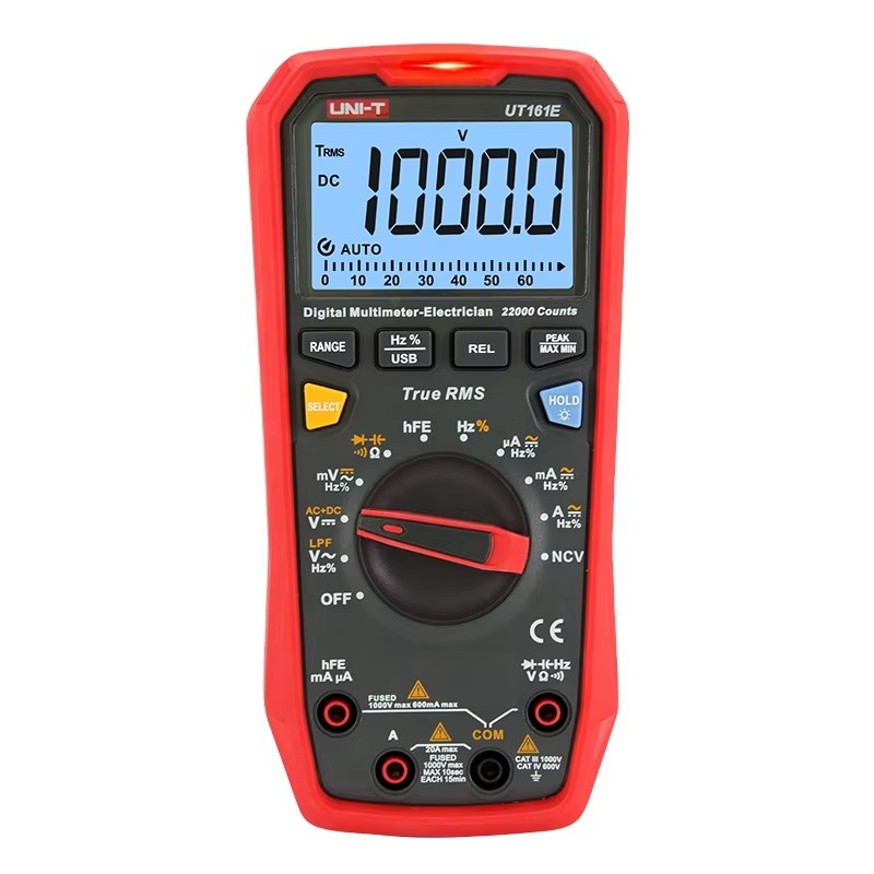 Multimeter Digital - Multímetro Digital Profissional UT161E 1000V 22000