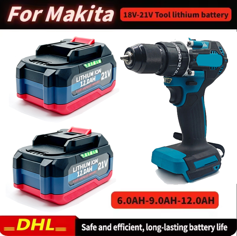 Makita Drill Ddf484 - Bateria de Lítio Recarregável 18V 21V