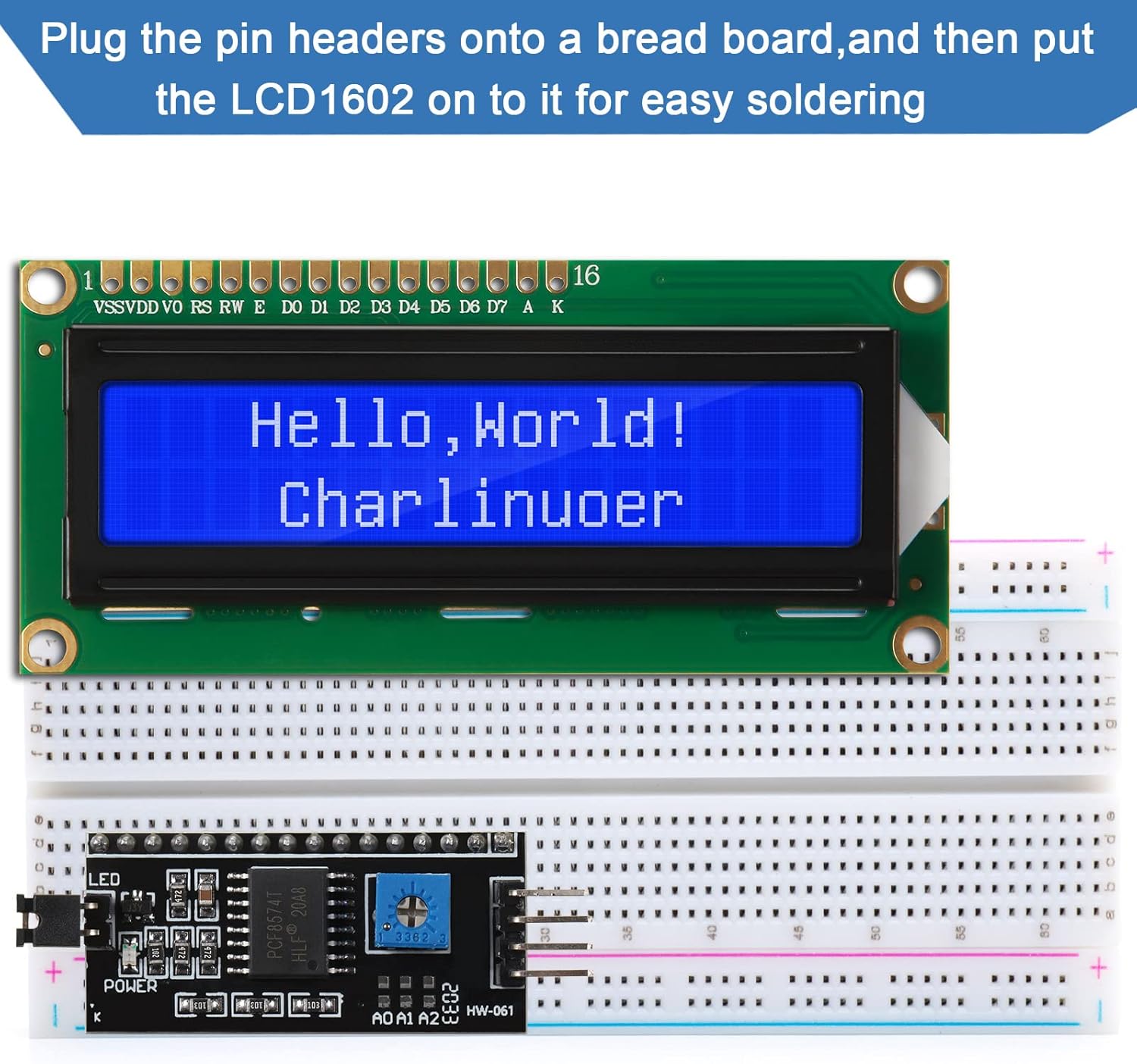I2C Lcd Display - 1 Conjunto de Módulo LCD 1602