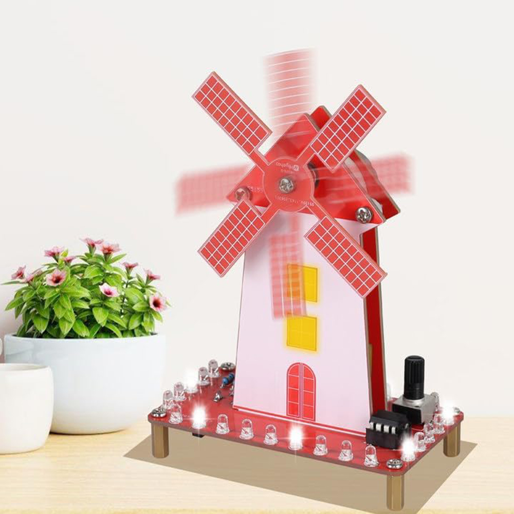 Diy Electronics Projects For Beginners - Kit de moinho de vento eletrônico