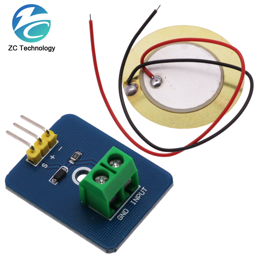 Diy Analog Electronics - Cerâmica Piezo Vibração Módulo Sensor, Controlador
