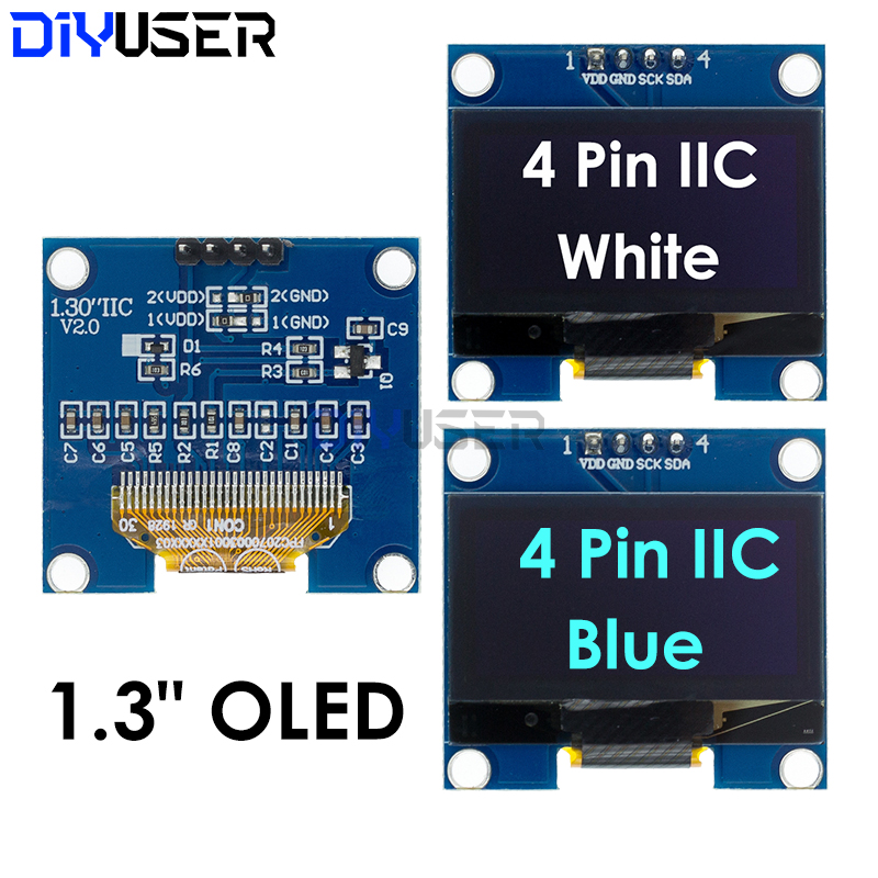 I2C Lcd Display - Módulo de Display OLED IIC DIYUSER