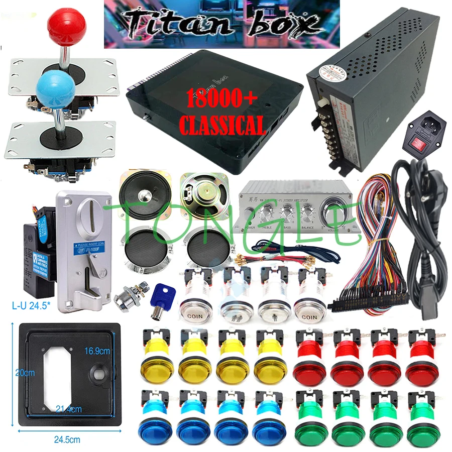 Diy Electronics Game - 2 jogadores caixa titan 18000 +