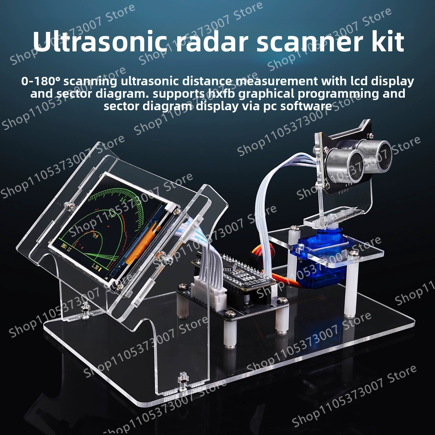 Kit de Scanner de Radar Ultras - Diy Analog Electronics avaliação e preço