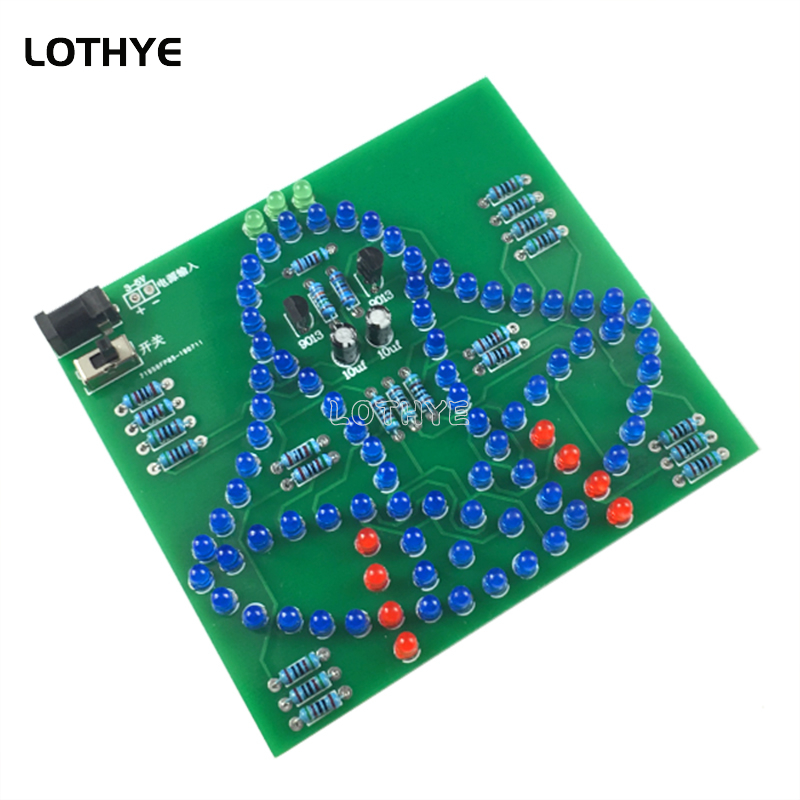Dc 3-5v led luz balanço carril - Diy Analog Electronics avaliação e preço