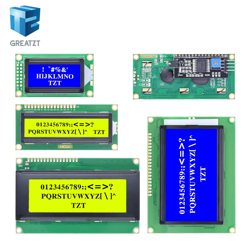 Módulo lcd tela azul verde par - I2C Lcd Display avaliação e preço