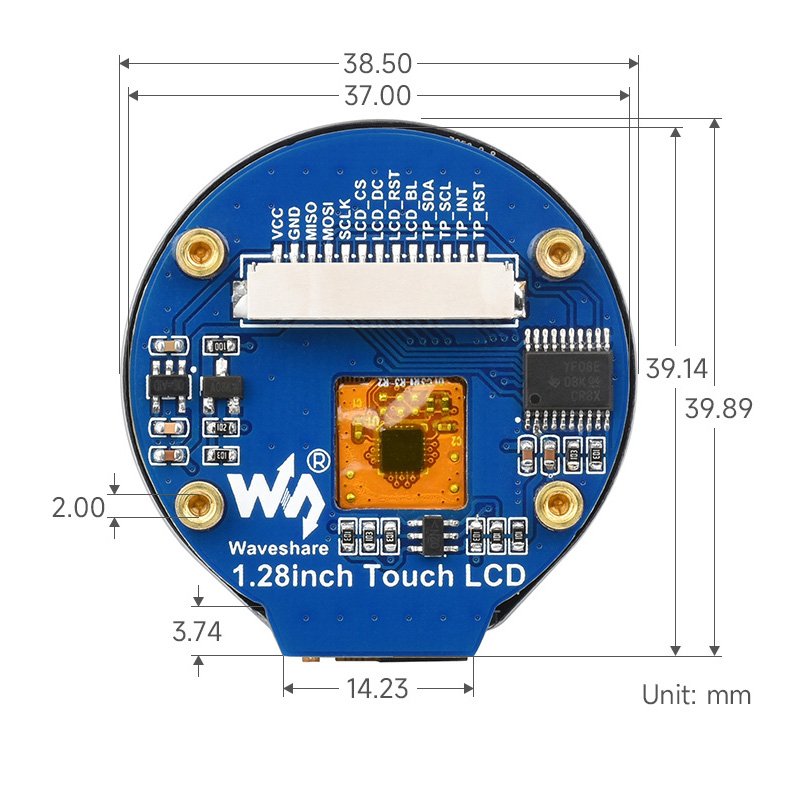 1.28 Polegada módulo de exibiç - I2C Lcd Display avaliação e preço