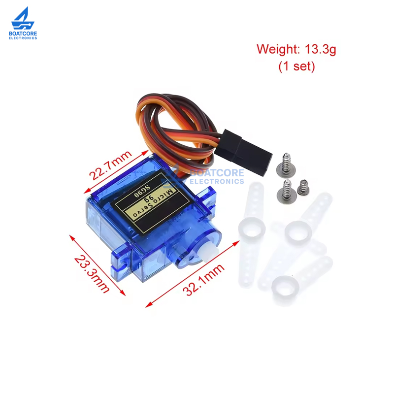 1 pçs sg90 9g 1.6kg mini micro - Diy Boat Electronics avaliação e preço