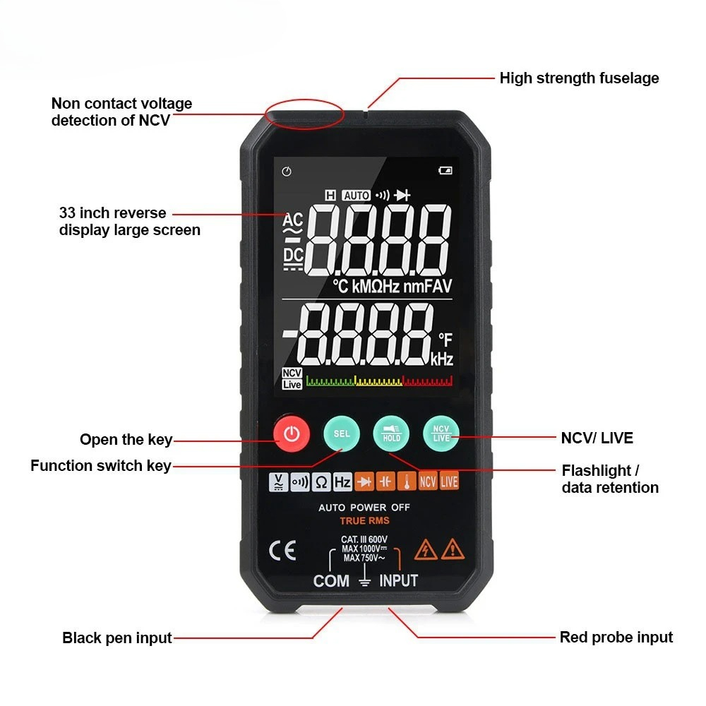Multímetro Digital Inteligente - Multimeter Digital avaliação e preço