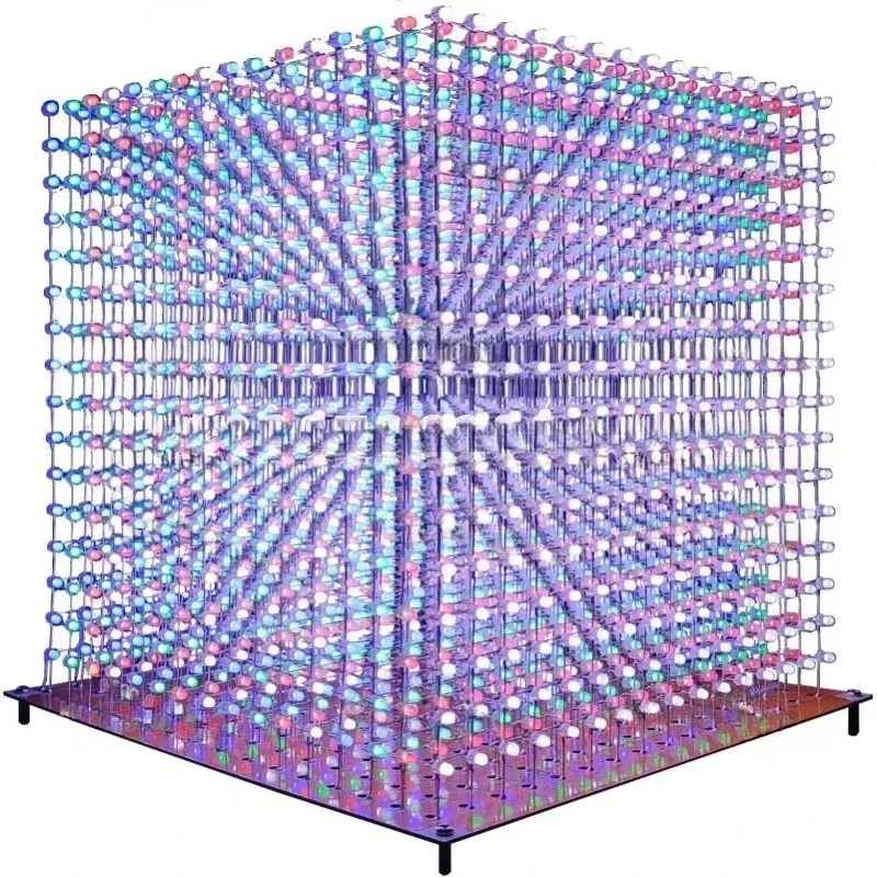 3 D16mini Light Cube Kit 16x16 - Diy Electronics avaliação e preço