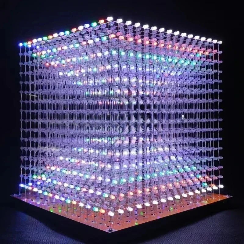3 D16mini Light Cube Kit 16x16 - Diy Electronics avaliação e preço