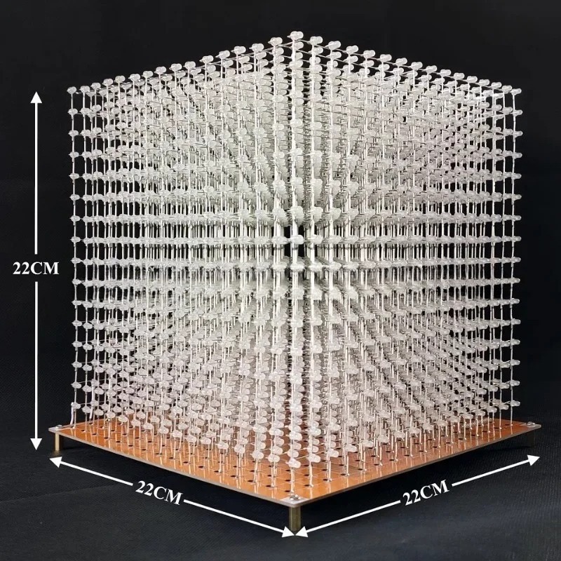 3 D16mini Light Cube Kit 16x16 - Diy Electronics avaliação e preço
