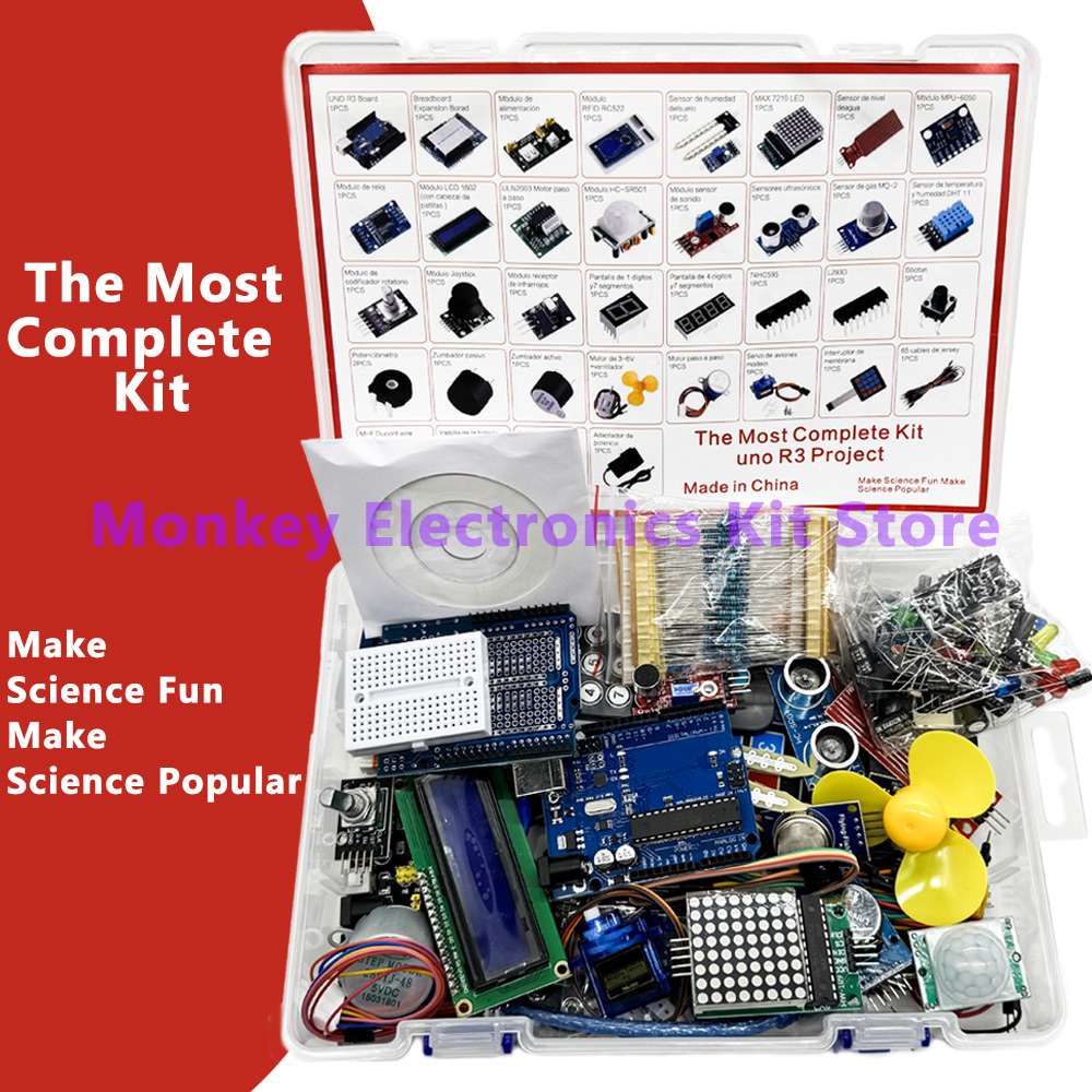 O kit mais completo para ardui - Diy Electronics Projects For Beginners avaliação e preço