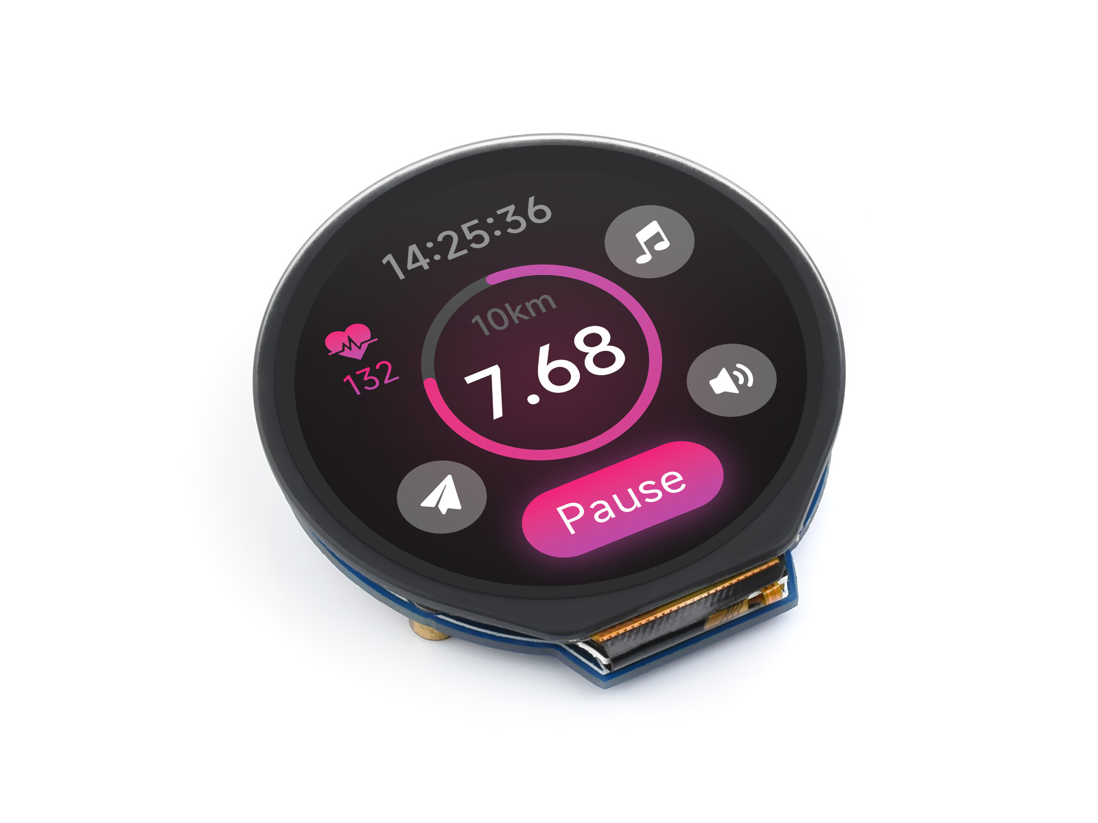 Módulo de exibição LCD redondo - I2C Lcd Display avaliação e preço