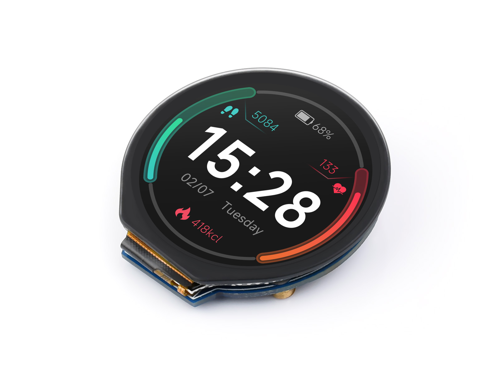 Módulo de exibição LCD redondo - I2C Lcd Display avaliação e preço
