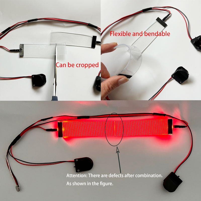 Vermelho flexível dobrável diy - Diy Halloween Electronics avaliação e preço