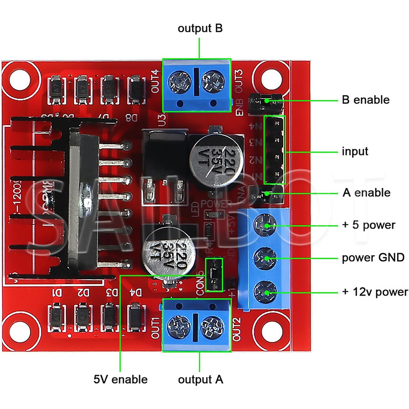 1/5/10 pces l298n driver de mo - L298N Motor Driver avaliação e preço