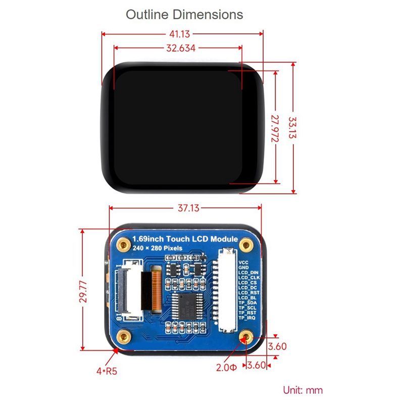Módulo de Display LCD Redondo  - I2C Lcd Display avaliação e preço