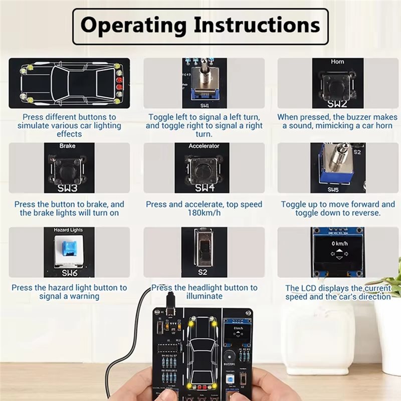 Kit de Prática de Soldagem par - Diy Electronics Projects For Students avaliação e preço