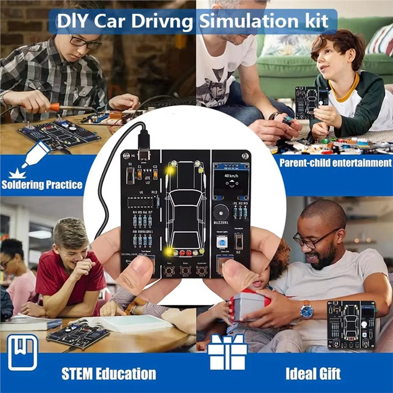 Kit de Prática de Soldagem par - Diy Electronics Projects For Students avaliação e preço