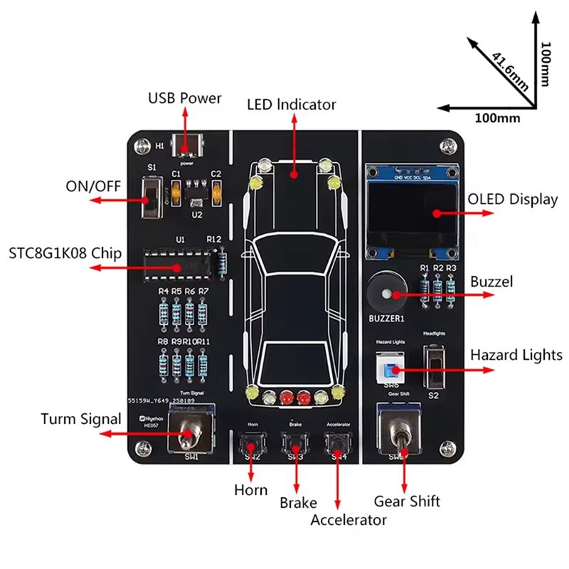 Kit de Prática de Soldagem par - Diy Electronics Projects For Students avaliação e preço