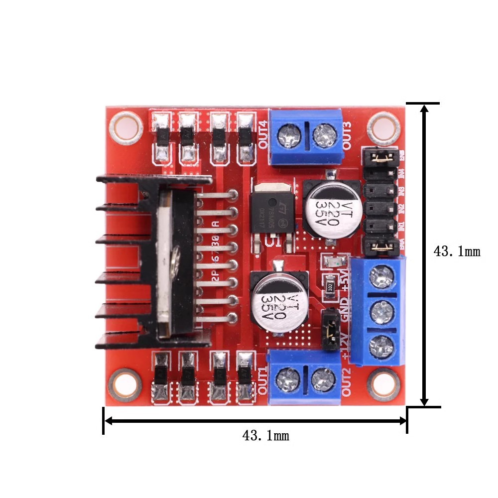 1~100 Peças Módulo Controlador - L298N Motor Driver avaliação e preço