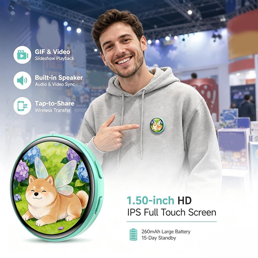 Crachá Eletrônico com Tela IPS - Diy Electronics Videos avaliação e preço