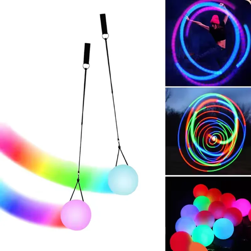 Kit com 2 Bolas LED Poi Colori - Diy Halloween Electronics avaliação e preço