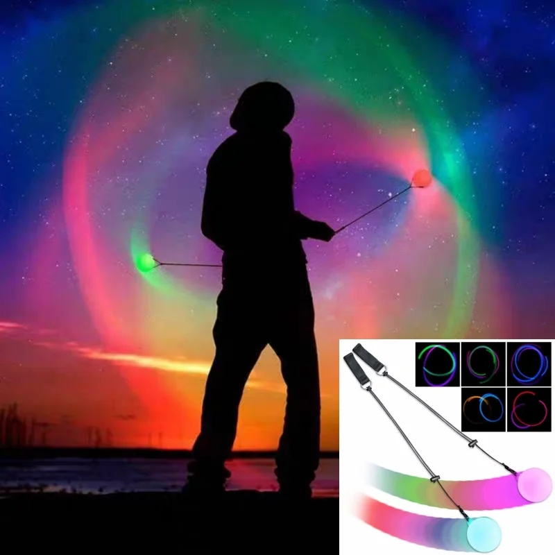 Kit com 2 Bolas LED Poi Colori - Diy Halloween Electronics avaliação e preço