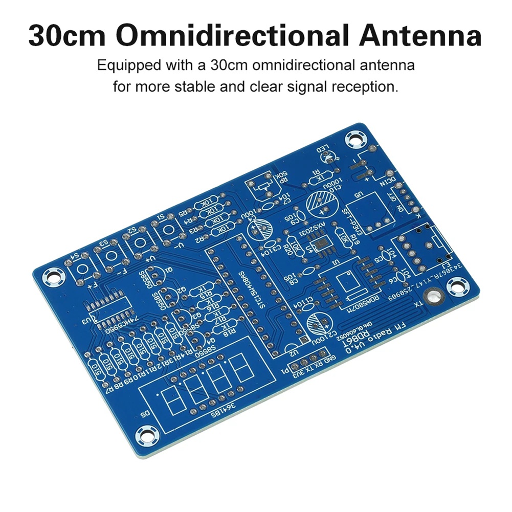 Kit Eletrônico DIY de Rádio FM - Diy Electronics Projects For Beginners avaliação e preço