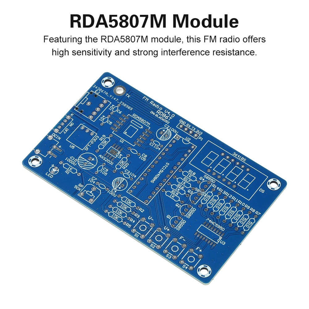 Kit Eletrônico DIY de Rádio FM - Diy Electronics Projects For Beginners avaliação e preço