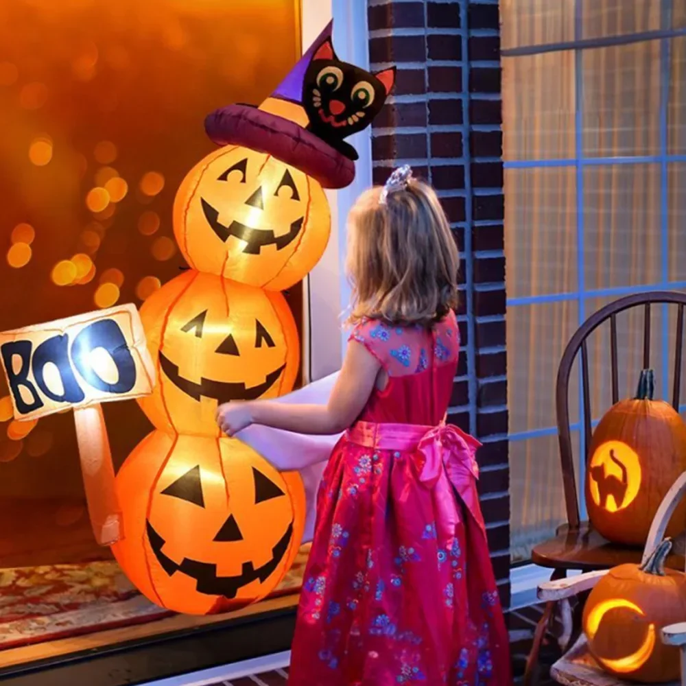 Abóbora modelo inflável de Hal - Diy Halloween Electronics avaliação e preço