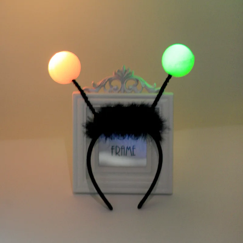 Piscando pena abelha antena bo - Diy Halloween Electronics avaliação e preço
