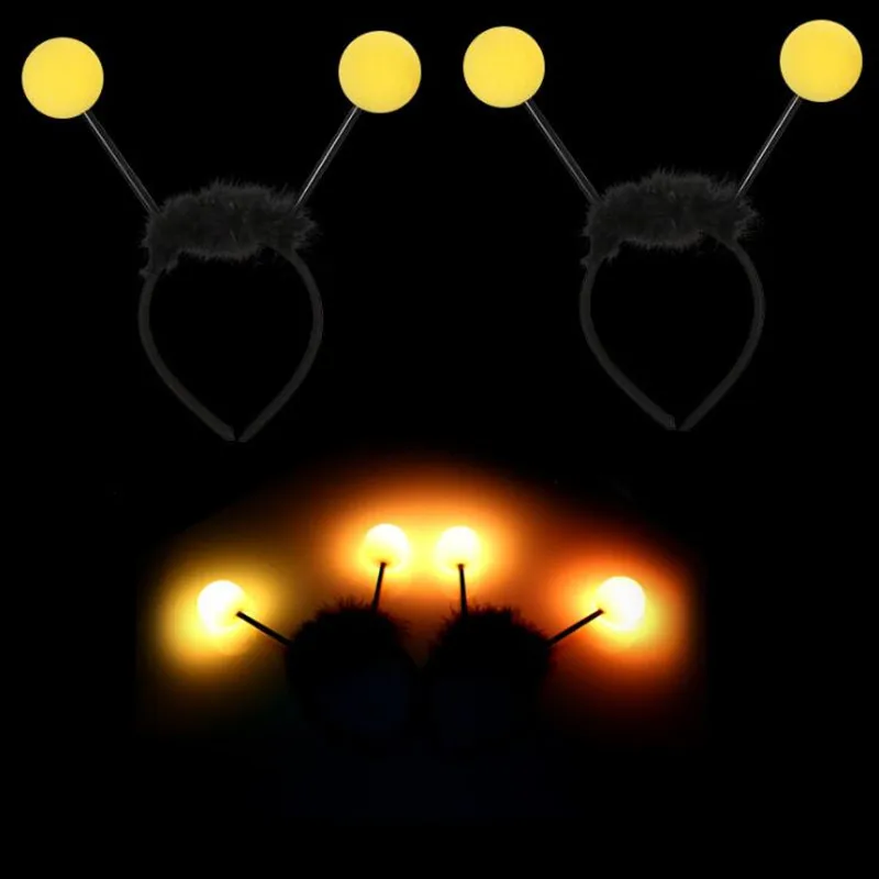 Piscando pena abelha antena bo - Diy Halloween Electronics avaliação e preço